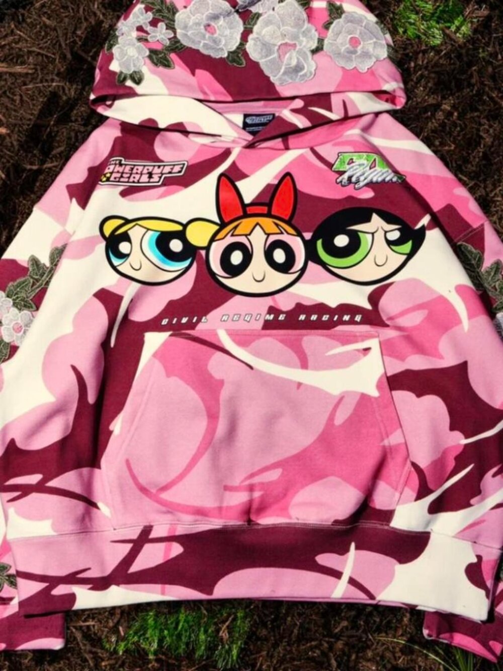 Powerpuff Girls Pink Camo Hoodie